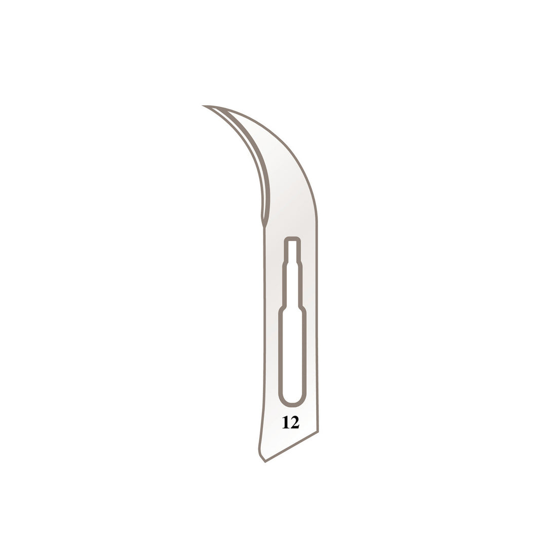 Skalpellhalter Klingen Nr. 12 für Griff Nr. 3