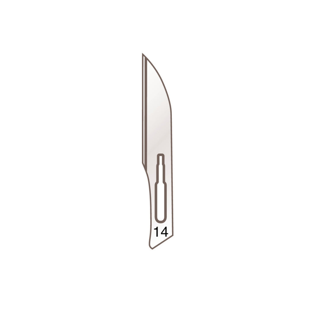 Skalpellhalter Klingen Nr. 14 für Griff Nr. 3