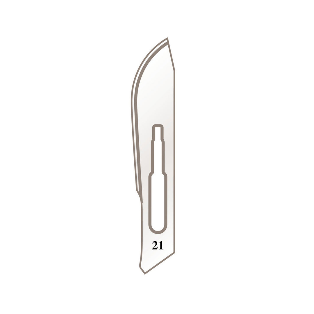 Skalpellhalter Klingen Nr. 21 für Griff Nr. 4