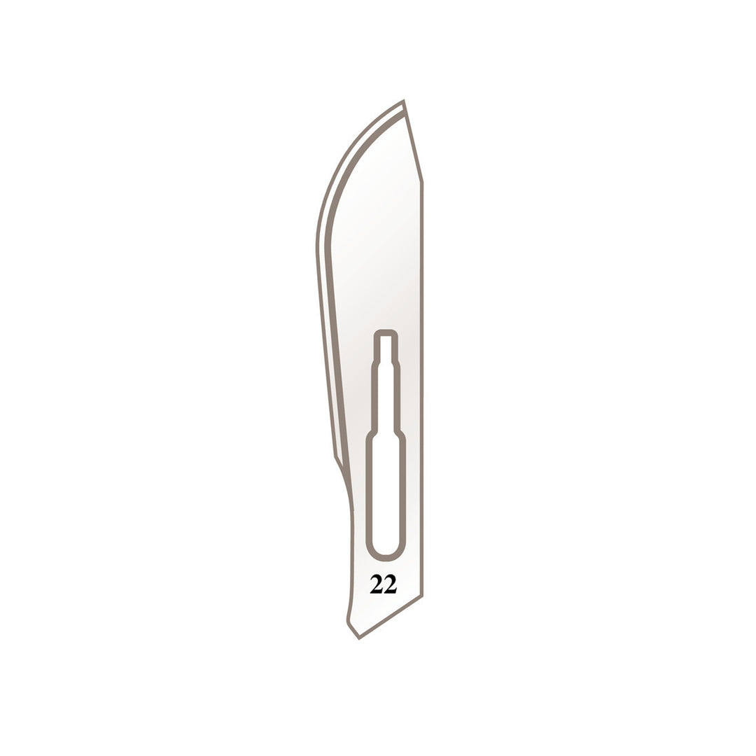 Skalpellhalter Klingen Nr. 22 für Griff Nr. 4