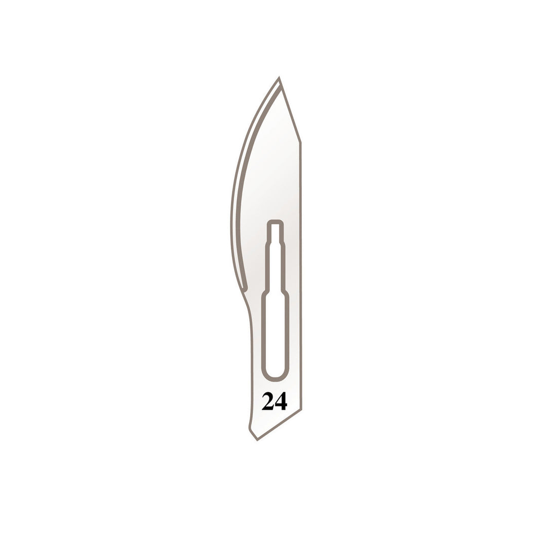 Skalpellhalter Klingen Nr. 24 für Griff Nr. 4