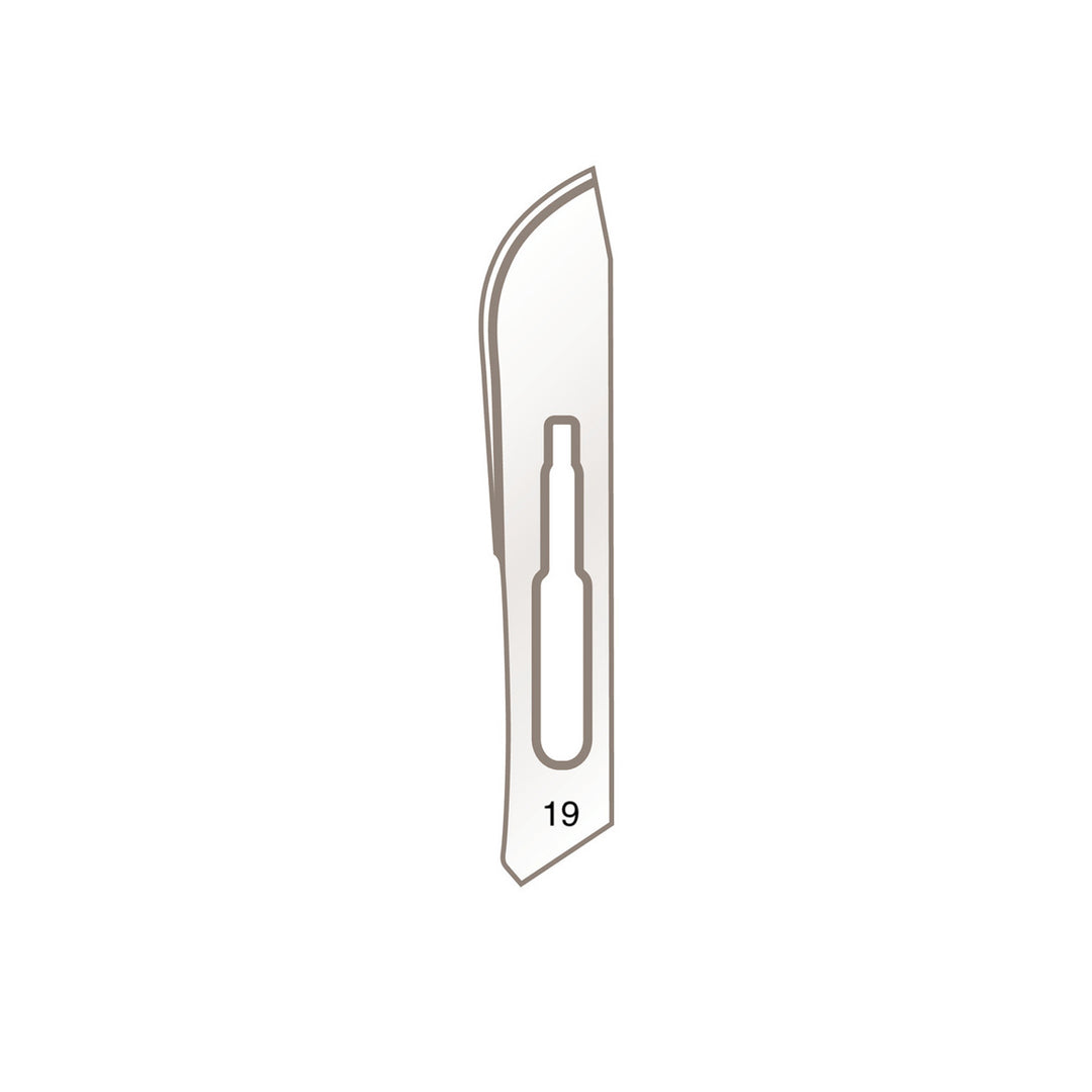Skalpellhalter Klingen Nr. 19 für Griff Nr. 4