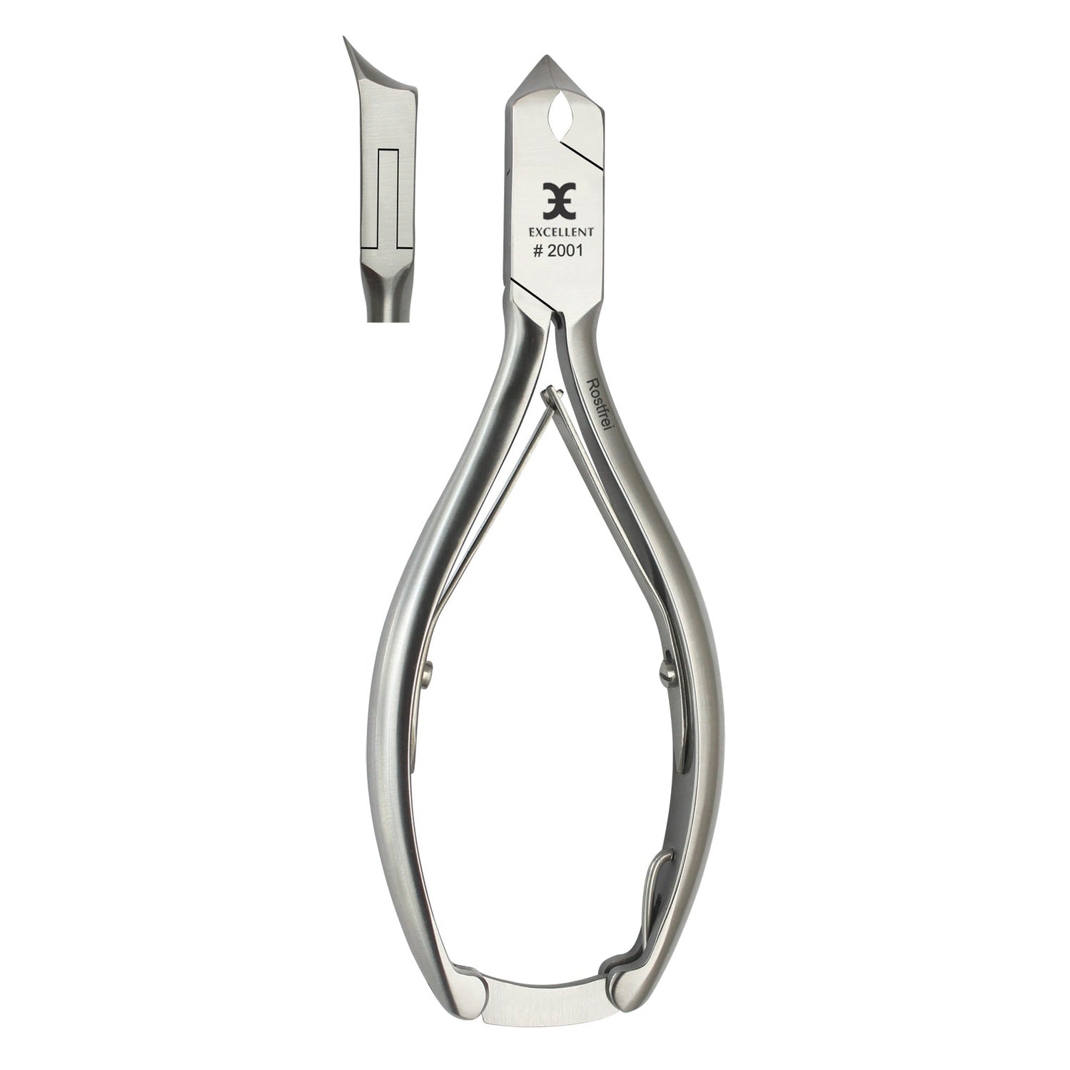 Nagelzange Mit Übersetzungs-Hebel – Kopfschneider 16 Cm, Gebogene Schneide
