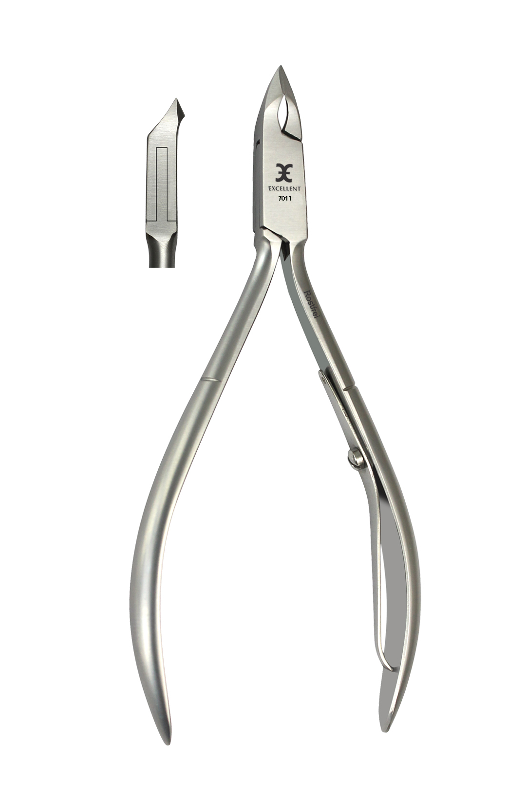 Excellent cuticle nippers 10 cm, cutting edge 3.5 mm