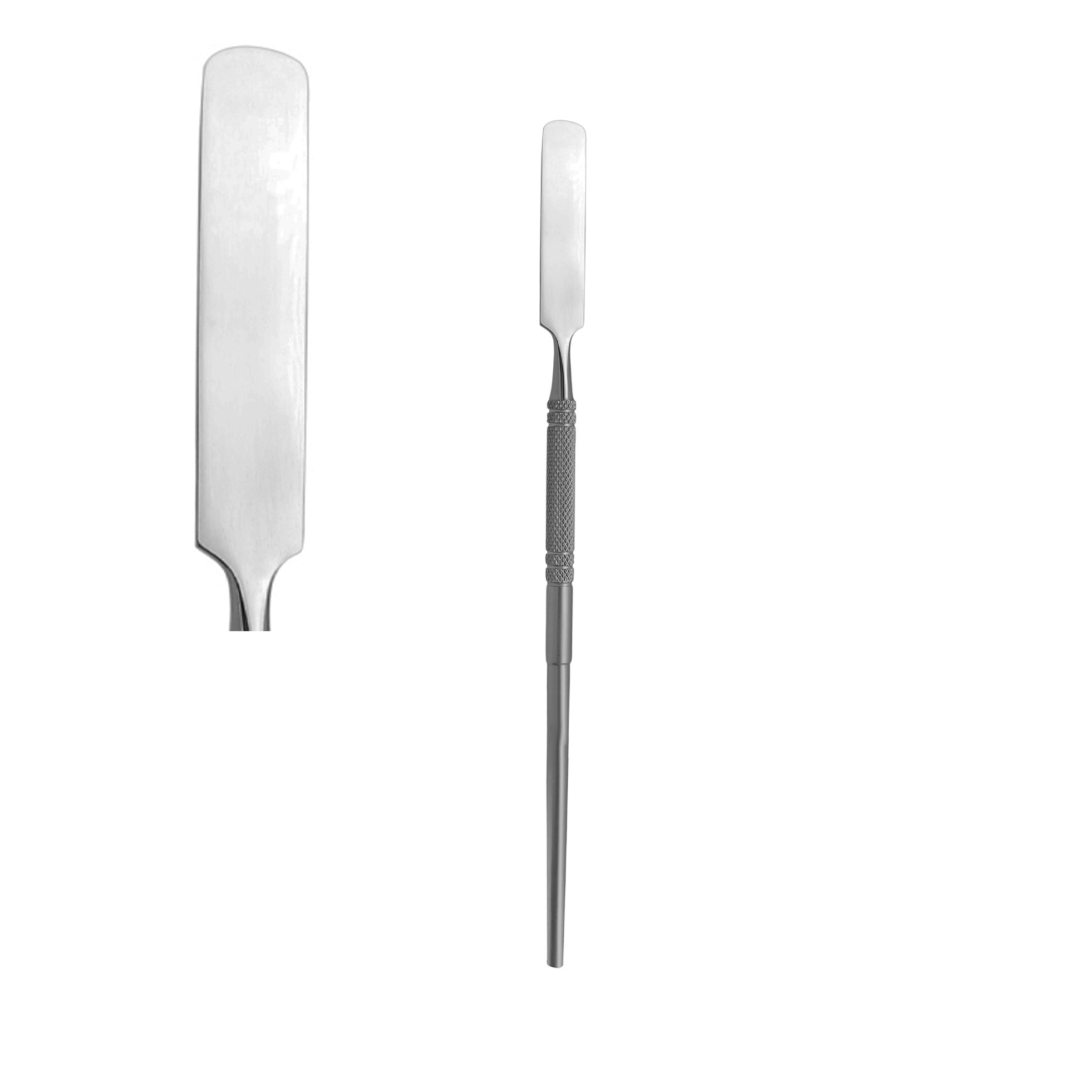 Excellent ointment spatula wide one-sided
