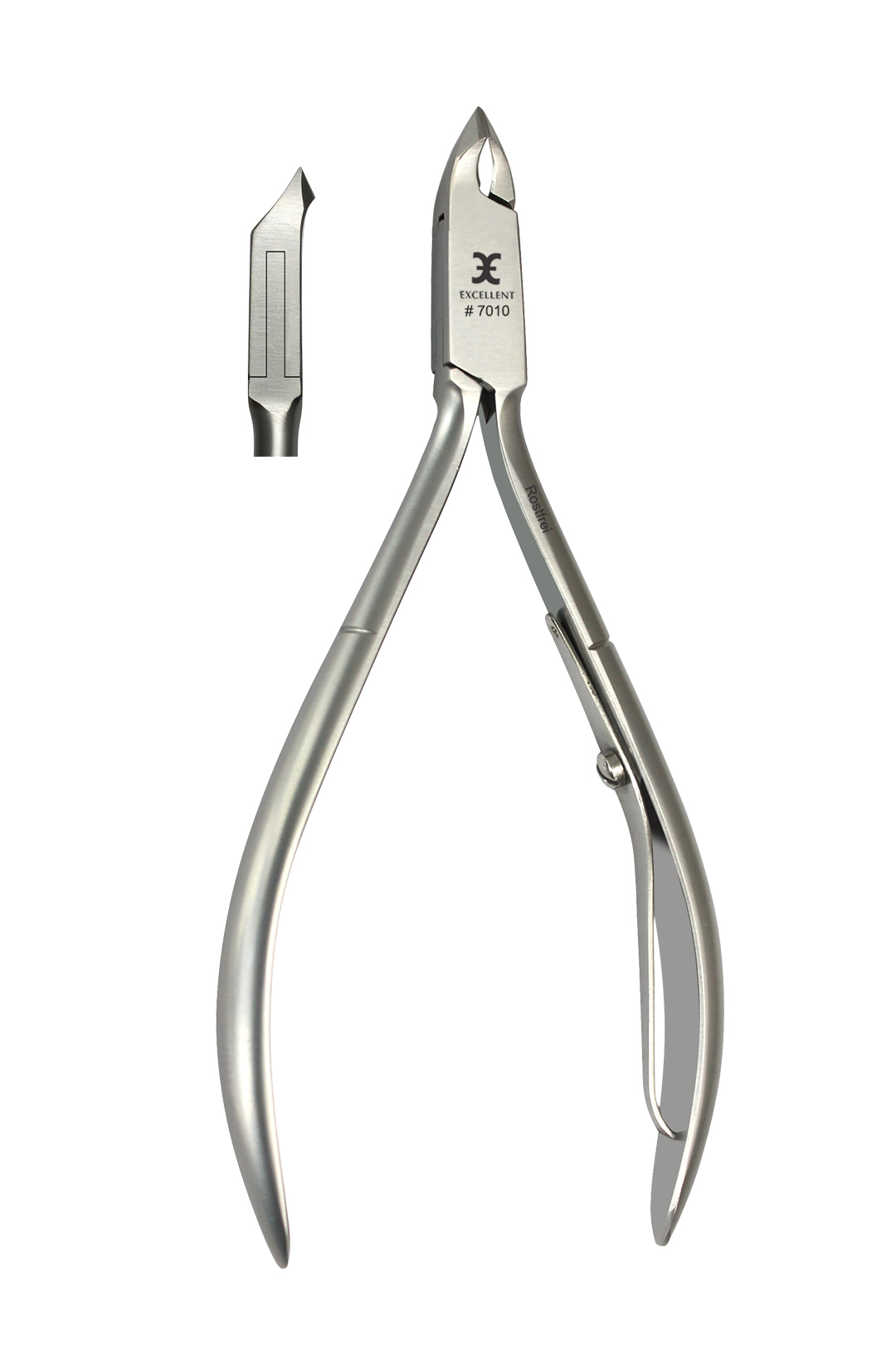 Excellent cuticle nippers 10 cm, cutting edge 3.5 mm