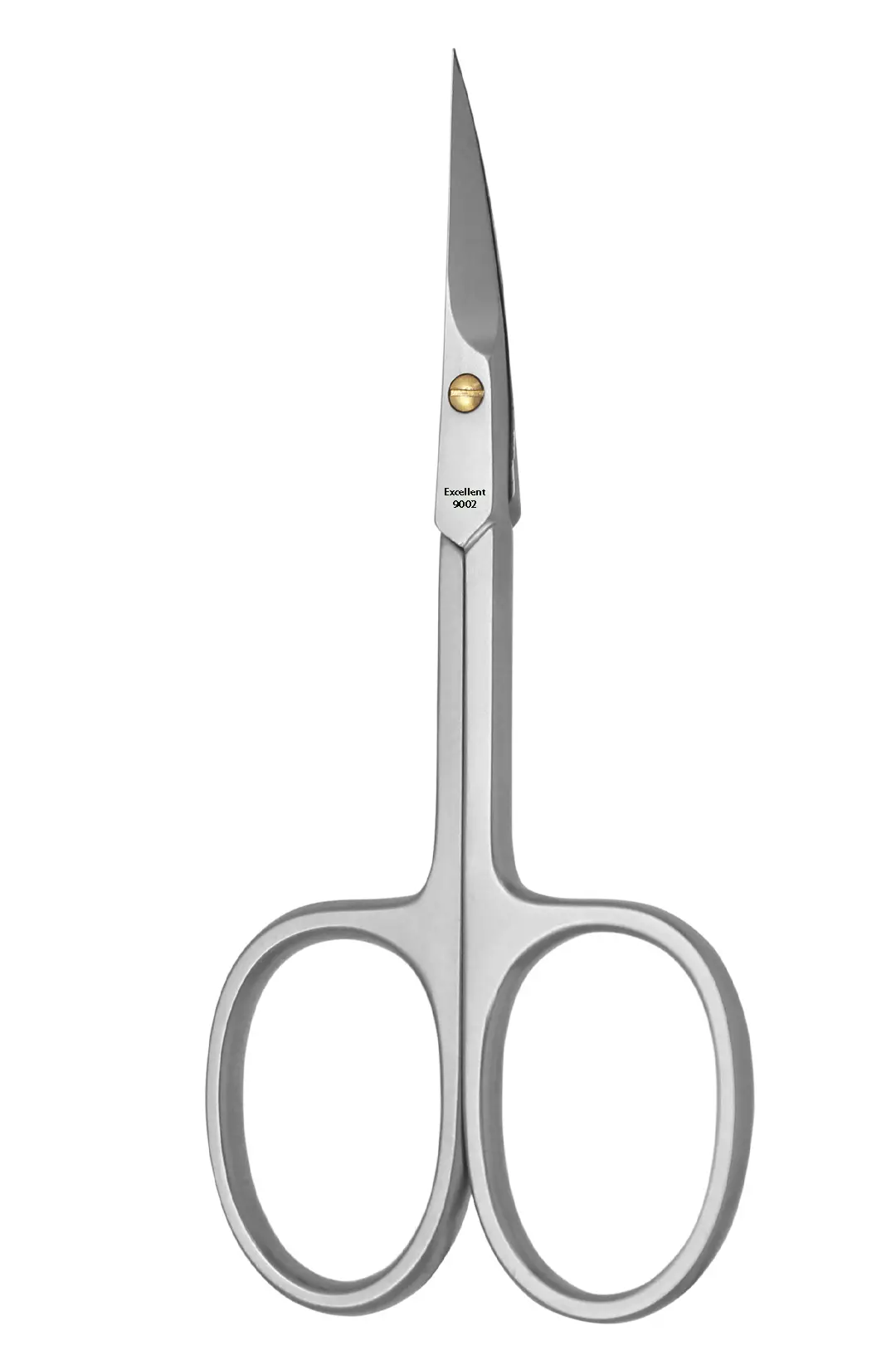 Excellent cuticle scissors 9 cm, curved cutting edge