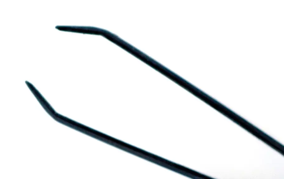 Excellent tweezers, straight, curved inwards 9.5 cm