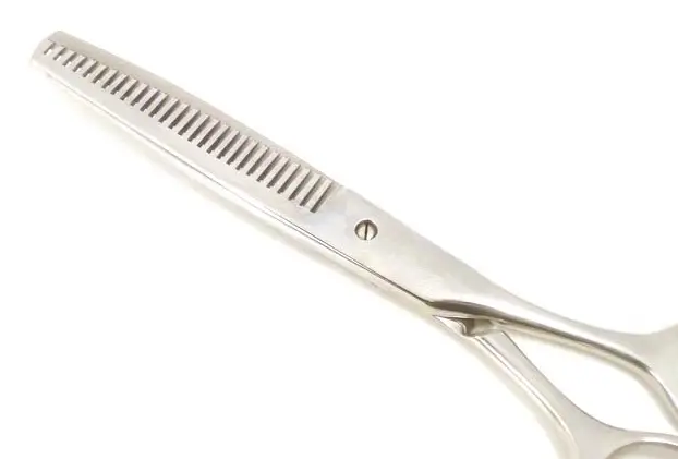 Excellent modelling scissors single serrated