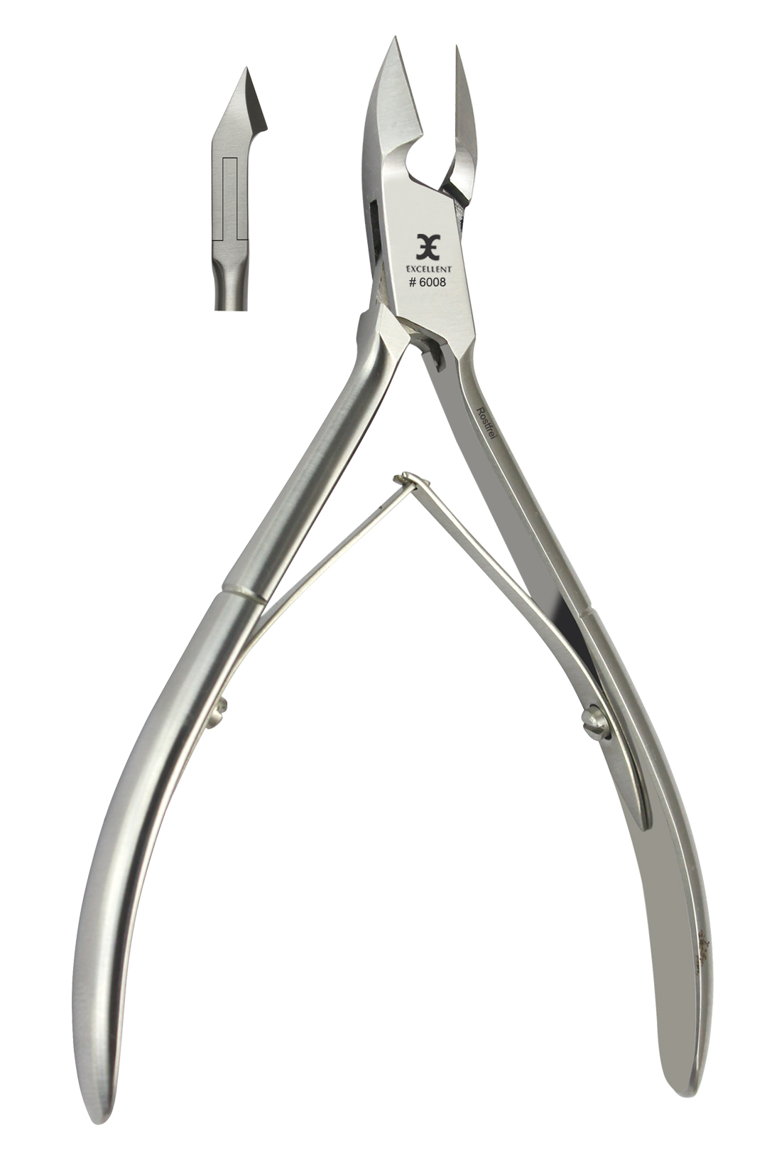 Excellent cuticle nippers 10 cm, cutting edge 10 mm