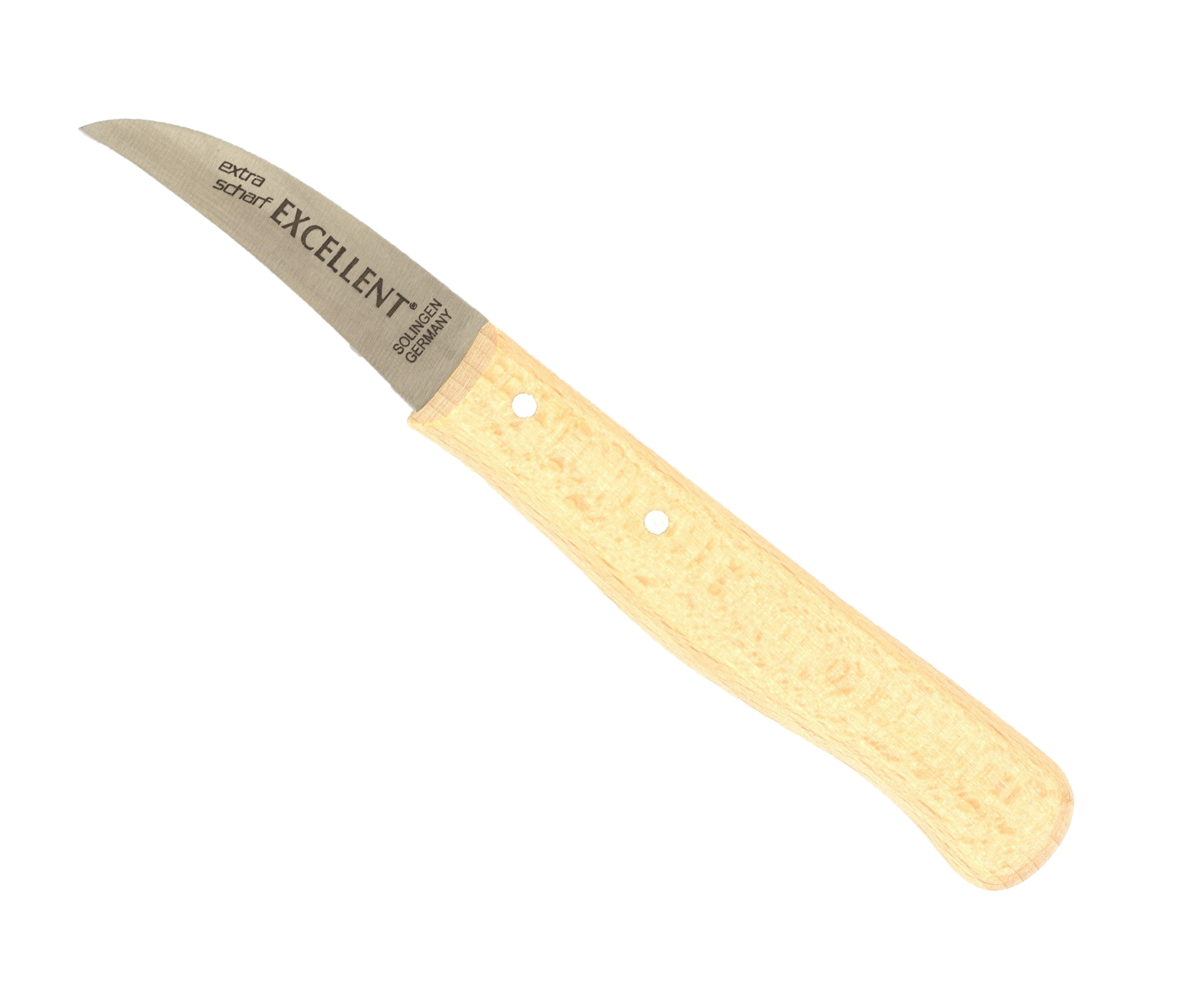 Excellent kitchen knife 6 cm, straight