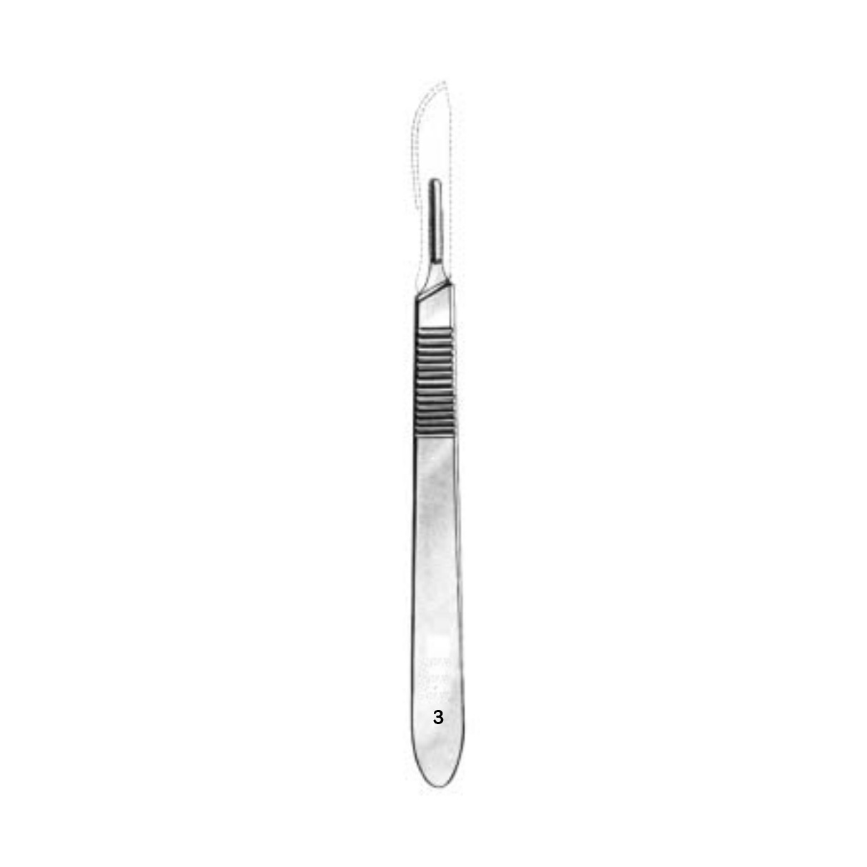Excellent scalpel handle no. 3