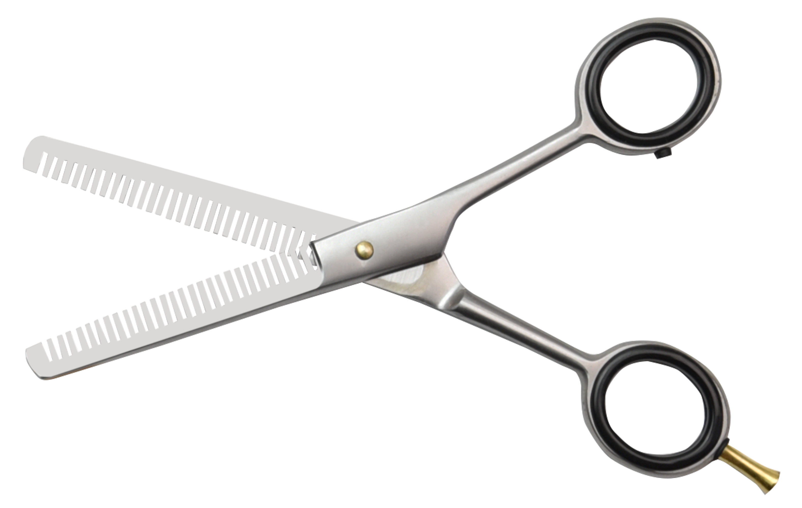 Excellent Effiliation Hair Scissors with black handle