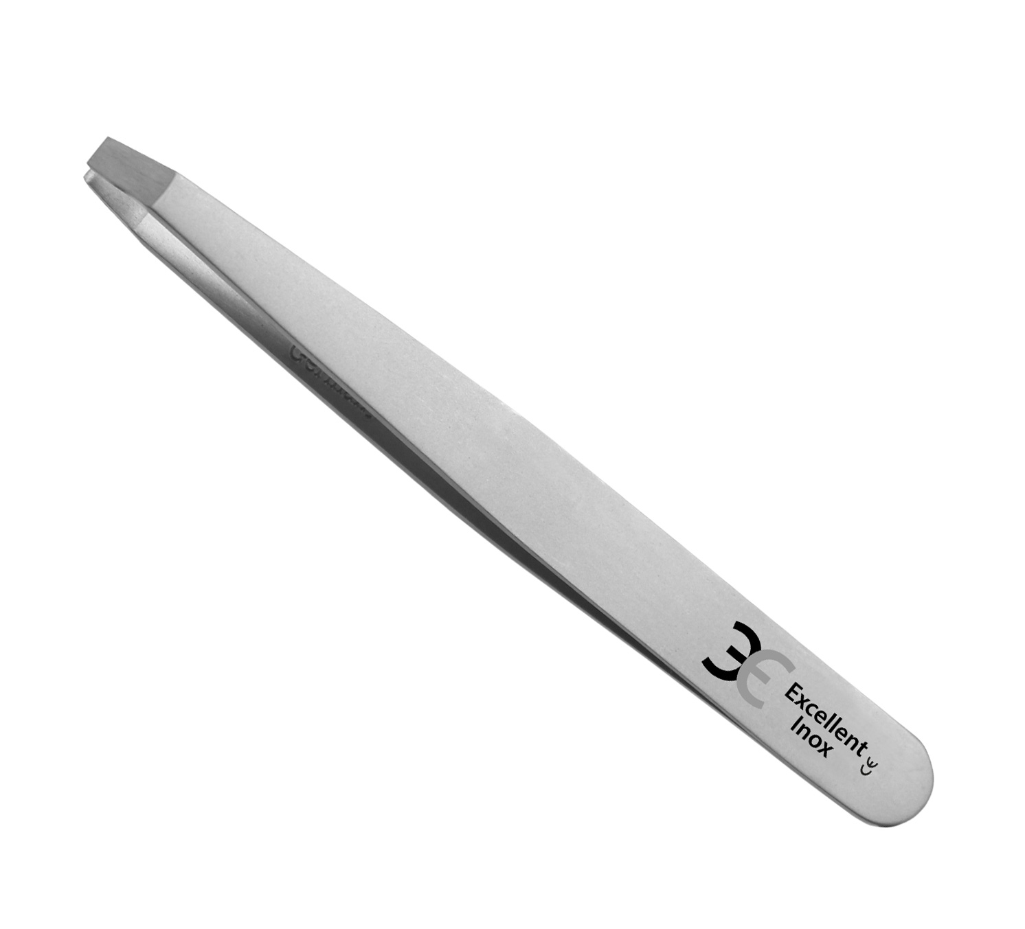 Excellent tweezers 9.5 cm, straight, stainless steel