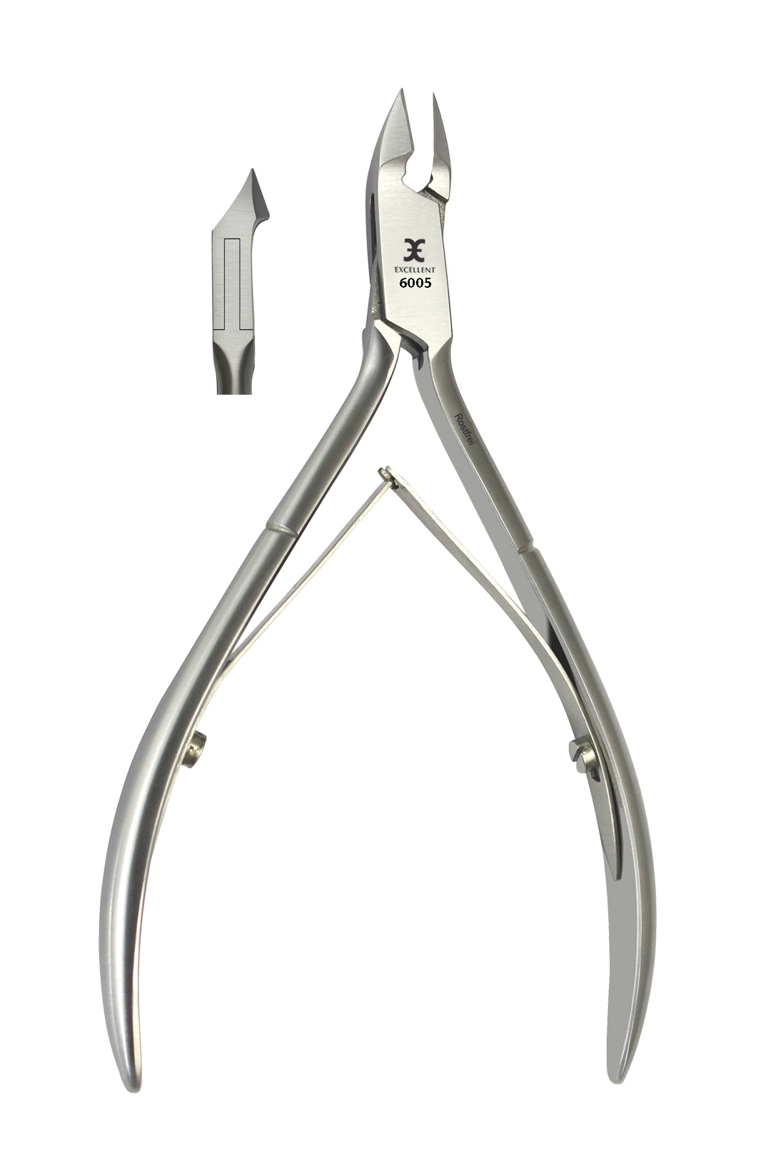 Excellent cuticle nippers 11.5 cm, cutting edge 7 mm