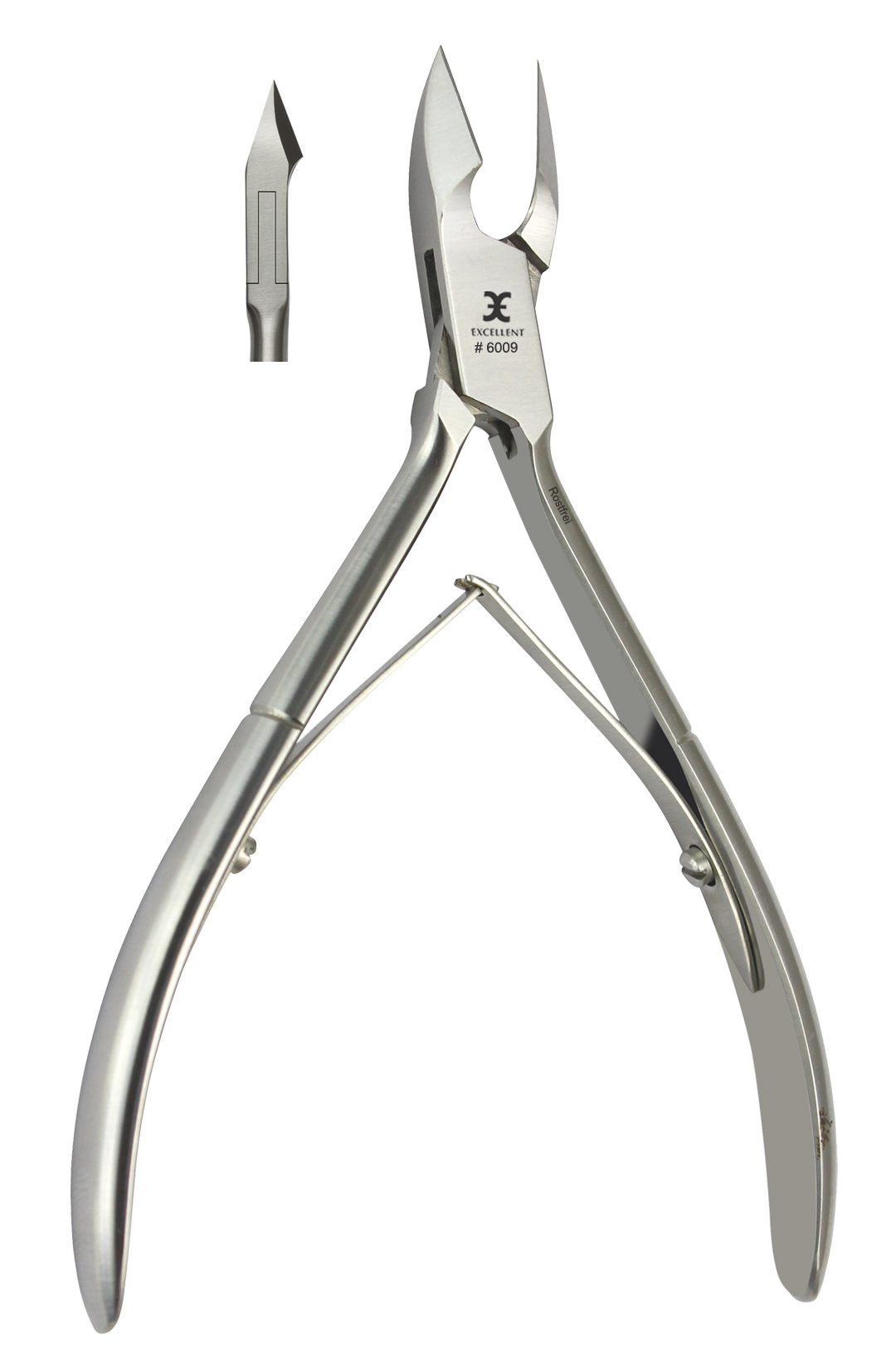 Excellent cuticle nippers 10 cm, cutting edge 15 mm