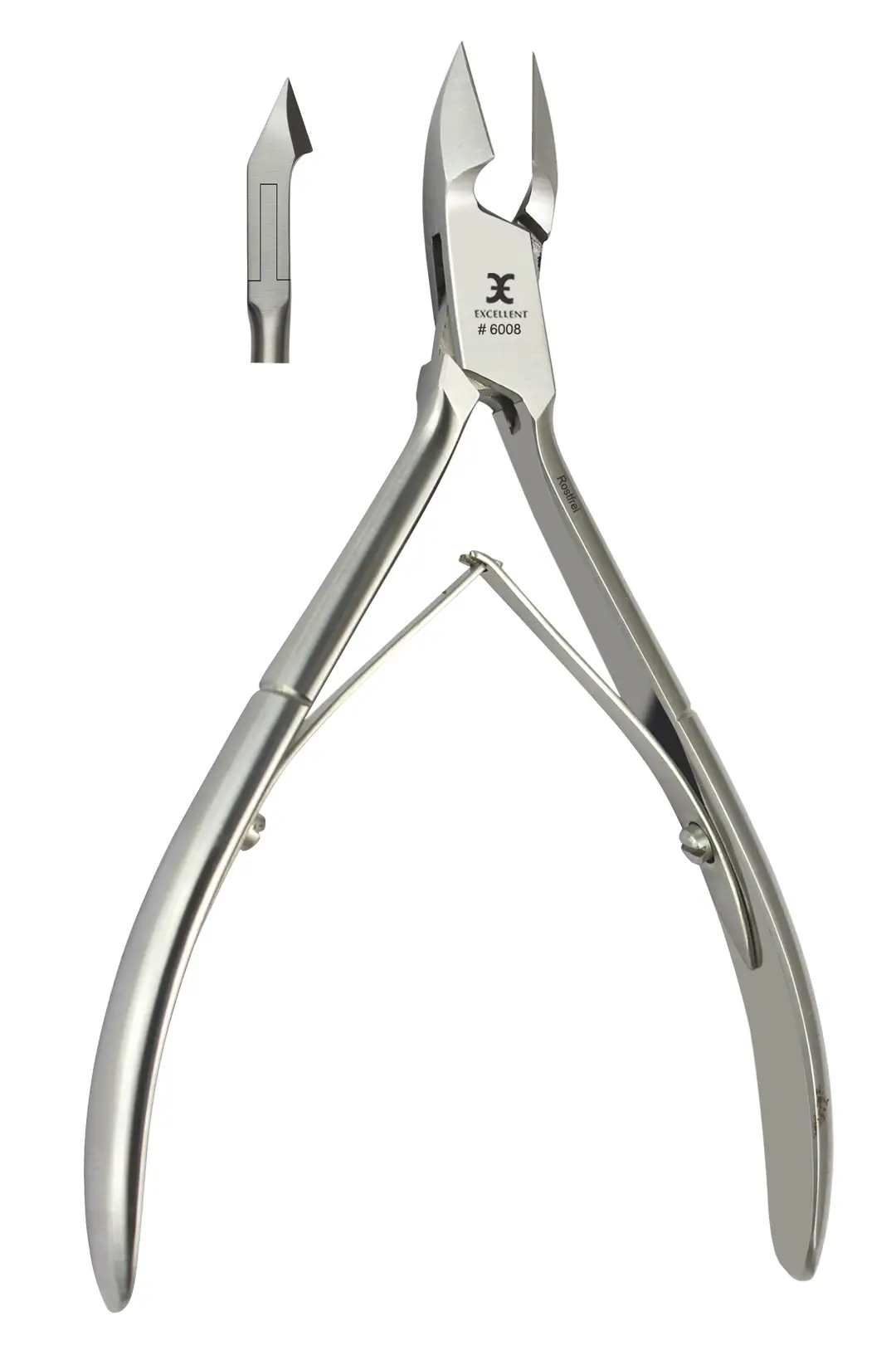 Excellent cuticle nippers 10 cm, cutting edge 6 mm